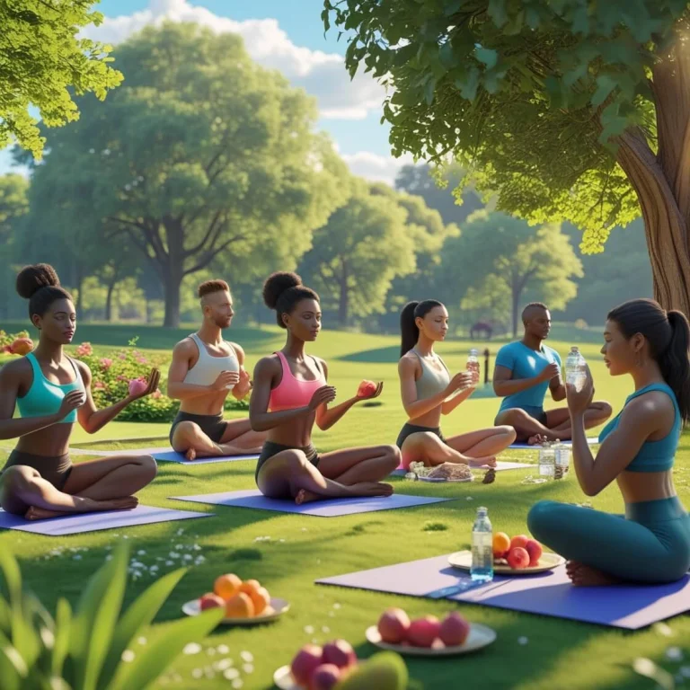 A person exercising outdoors as part of essential health tips for a happier and healthier life.